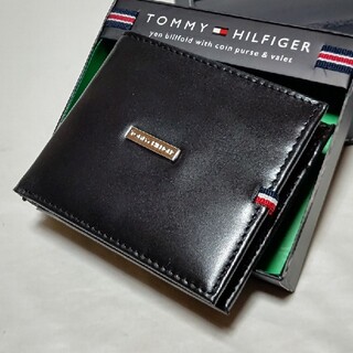 トミーヒルフィガー(TOMMY HILFIGER)のトミーヒルフィガー　折り財布　31TL25X012 ブラック(折り財布)
