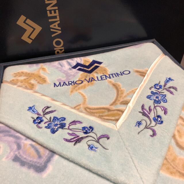 新色追加 新品未使用 マリオ バレンチノ 高級綿 ペア毛布 2枚セット✨日本製✨ MARIO VALENTINO マリオバレンチノ 綿毛布 新品未使用品
