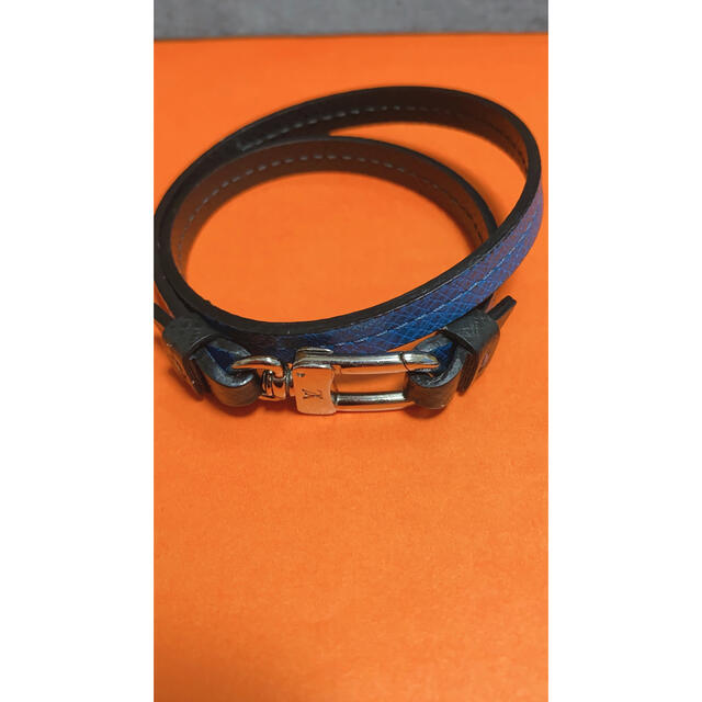 【美品】LOUISVUITTON レザーブレスレット