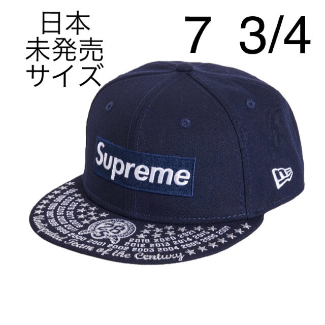 Supreme undisputed box logo new era 3/4メンズ