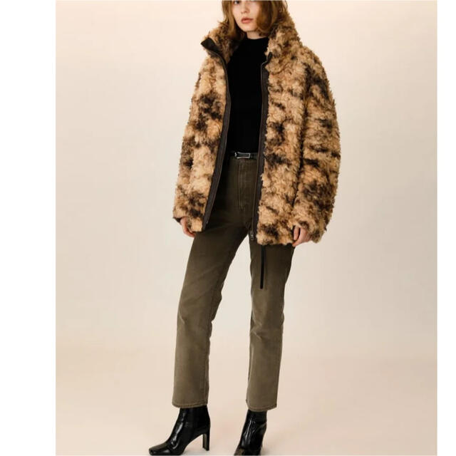SLY(スライ)の着用回数わずか❣️毛100% SLY マルチボアブルゾン❤️美品 レディースのジャケット/アウター(ブルゾン)の商品写真