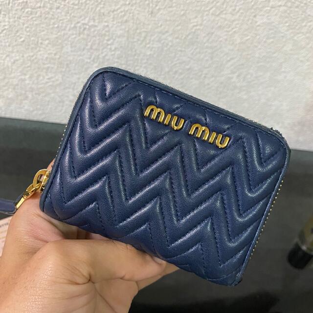 miu miu ミュウミュウ5MM268 マトラッセ パスコインケース