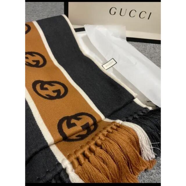 Gucci(グッチ)のGUCCI マフラー　新品　未使用 メンズのファッション小物(マフラー)の商品写真