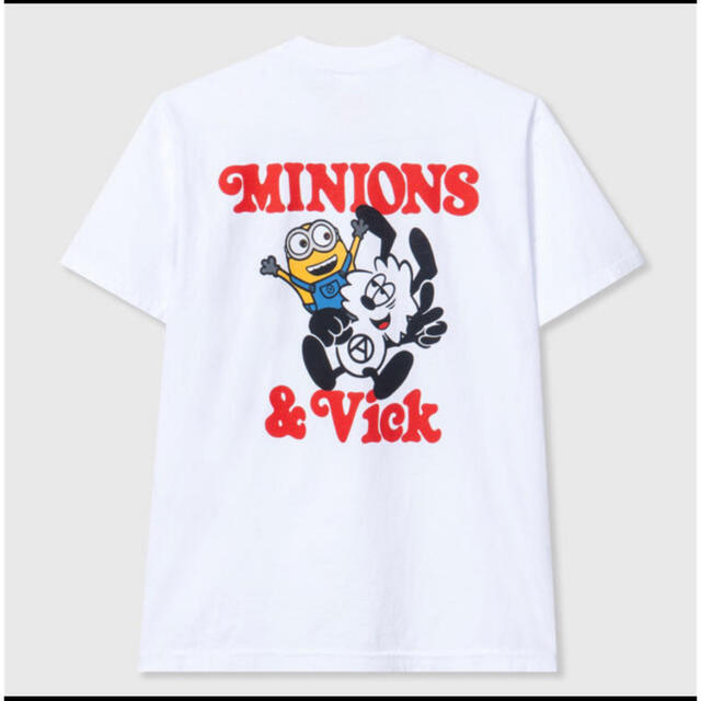 Verdy Minions Vick Set Pack white L