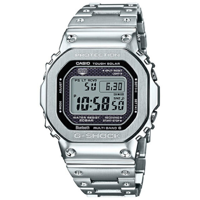 G-SHOCK(ジーショック)の【未使用新品】GMW-B5000D-1JF フルメタル シルバー メンズの時計(腕時計(デジタル))の商品写真