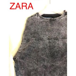 ザラ(ZARA)のZARAヴィンテージメンズデニムカットソーTシャツ　古着　トレンド　レトロな(シャツ)