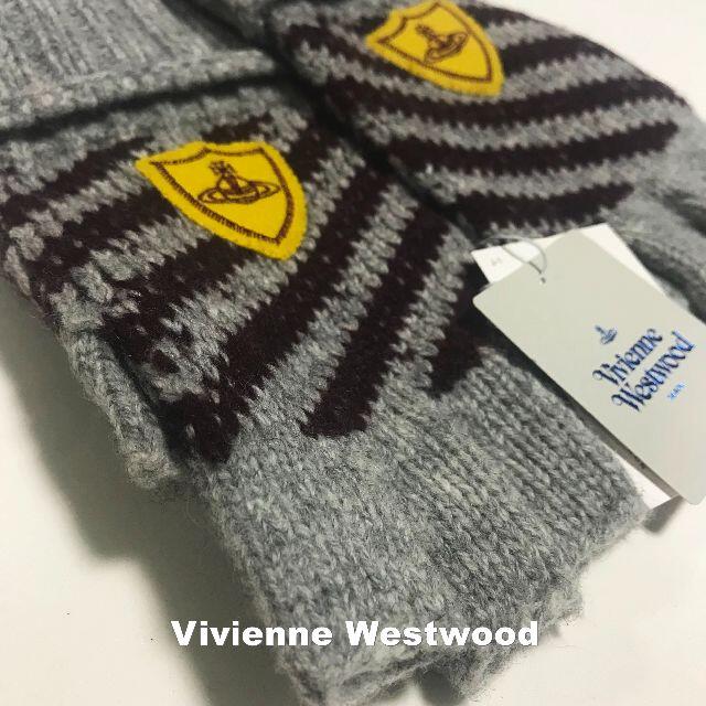 Vivienne Westwood(ヴィヴィアンウエストウッド)の【Vivienne Westwood】フィンガーレス ORB 手袋 タグ付未使用 レディースのファッション小物(手袋)の商品写真