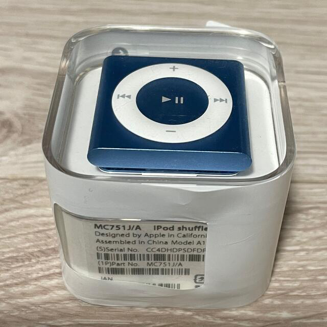 アップル　iPodシャッフル　ブルー　未使用