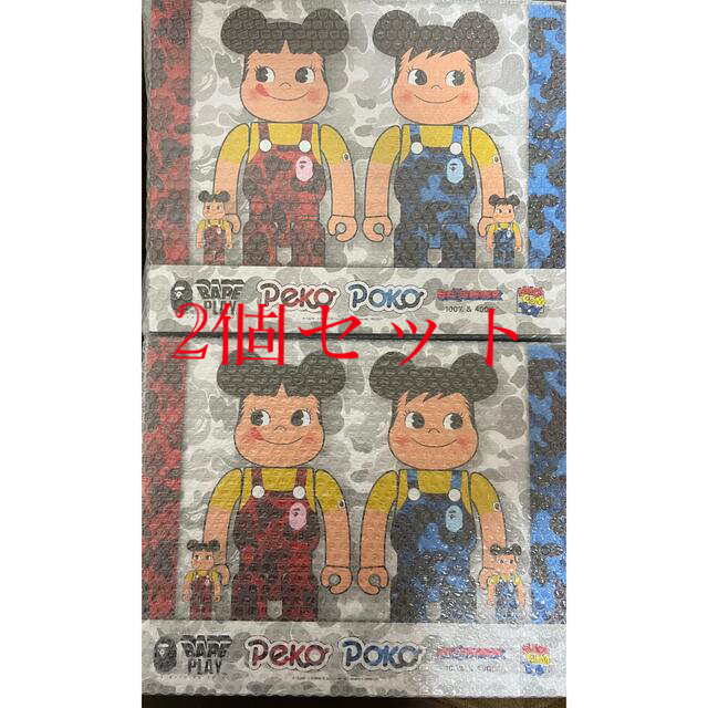 結婚祝い MEDICOM TOY - BE@RBRICK BAPE ペコちゃん&ポコちゃん100