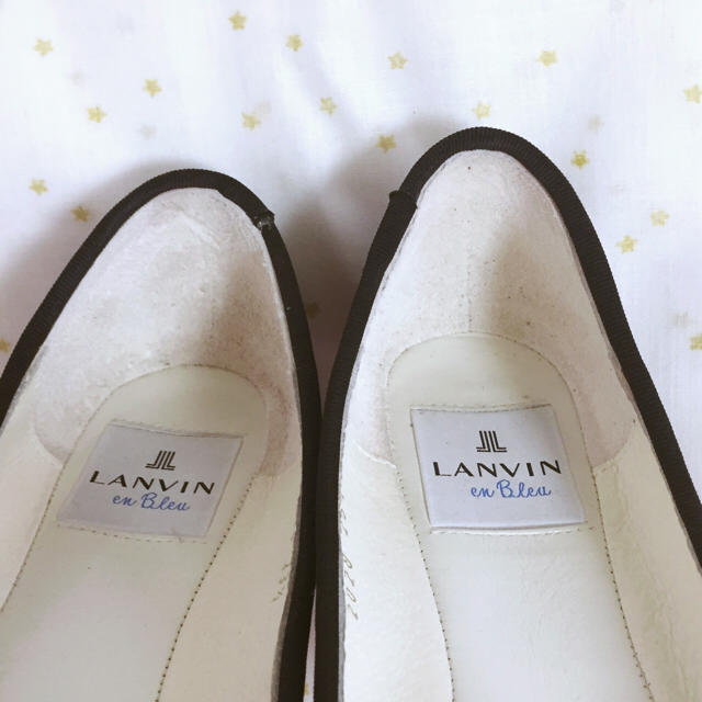 LANVIN en Bleu(ランバンオンブルー)の【美品】 ランバンオンブルー フラットシューズ 23.5 LANVIN レディースの靴/シューズ(ハイヒール/パンプス)の商品写真