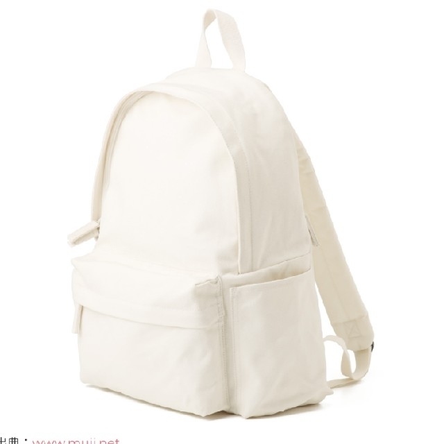 MUJI (無印良品)(ムジルシリョウヒン)の無印良品 肩の負担を軽くする リュックサック 生成 レディースのバッグ(リュック/バックパック)の商品写真