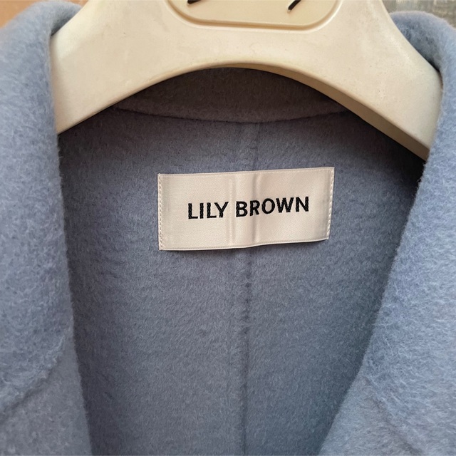 Lily Brown(リリーブラウン)の【新品】リリーブラウン　セーラーカラーリバーコート レディースのジャケット/アウター(ロングコート)の商品写真