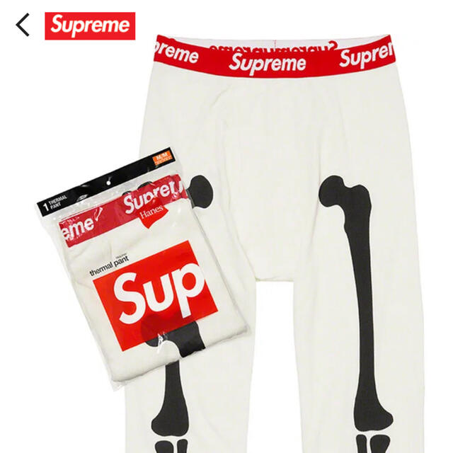 Supreme(シュプリーム)のSupreme®/Hanes® Bones Thermal Pant  Mサイズ メンズのレッグウェア(レギンス/スパッツ)の商品写真