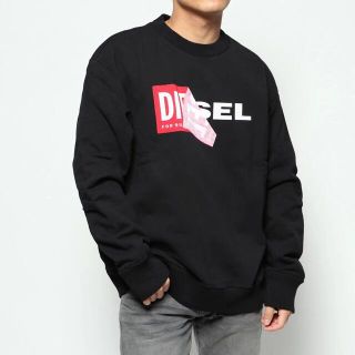 DIESEL スウェット S-SAMY FELPA 00S8WC ブラック XL DIESEL スウェット S-SAMY FELPA 00S8WC ブラック XL