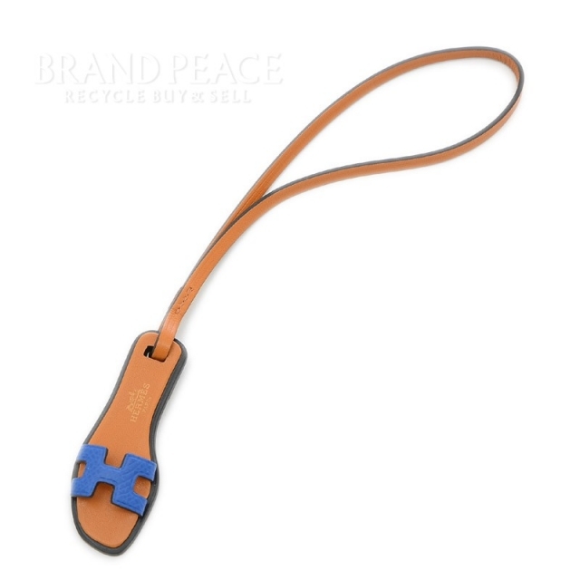 NEW限定品】 H - エルメス オラン ナノ チャーム ブルーフランス