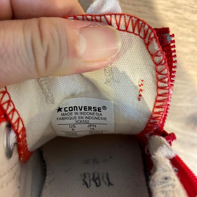 CONVERSE(コンバース)のc様専用☆値下げ！コンバース　オールスター　キッズ　シューズ　靴　15cm キッズ/ベビー/マタニティのキッズ靴/シューズ(15cm~)(スニーカー)の商品写真