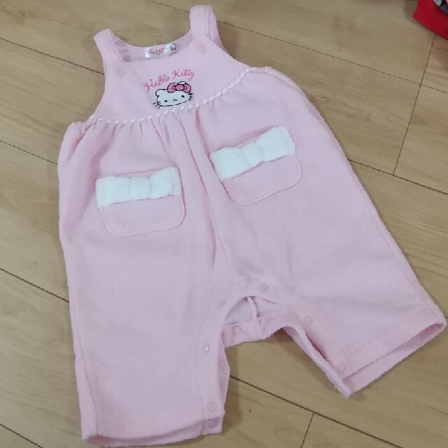 ハローキティ(ハローキティ)のハローキティ ロンパース キッズ/ベビー/マタニティのキッズ服女の子用(90cm~)(その他)の商品写真