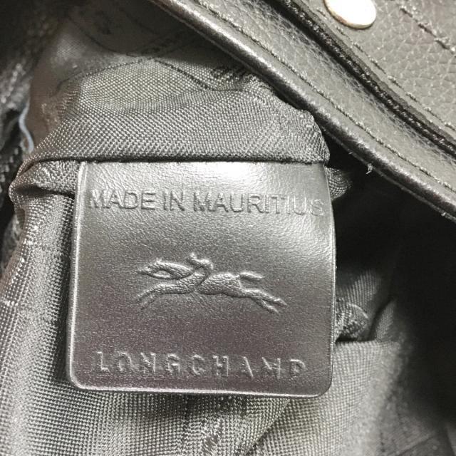 LONGCHAMP(ロンシャン)のロンシャン リュックサック 黒 レザー レディースのバッグ(リュック/バックパック)の商品写真