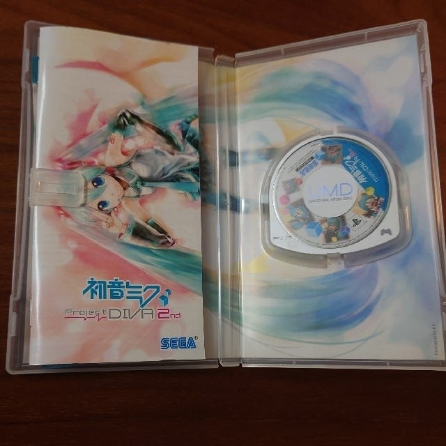 PlayStation Portable(プレイステーションポータブル)の【PSP】初音ミク Project DIVA 2nd エンタメ/ホビーのゲームソフト/ゲーム機本体(携帯用ゲームソフト)の商品写真