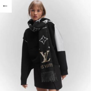 ルイヴィトン(LOUIS VUITTON)の【極美品】ルイヴィトン　マフラー　エシャルプ・レイキャビック スタッディ－(マフラー/ショール)