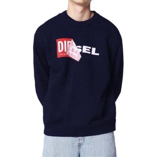 ディーゼル(DIESEL)のDIESEL スウェット S S-SAMY FELPA 00S8WC ネイビー(スウェット)