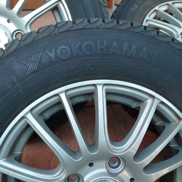 スタッドレスタイヤ ホイール4本セット ヨコハマ 145/80R13  自動車/バイクの自動車(タイヤ・ホイールセット)の商品写真