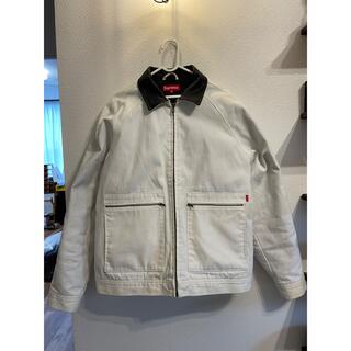 シュプリーム(Supreme)のsupreme  leather collar work jacket(ブルゾン)