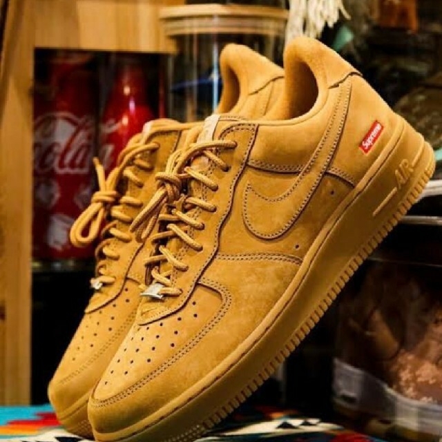 Supreme × Nike Air Force 1 Low ウィート 27cm