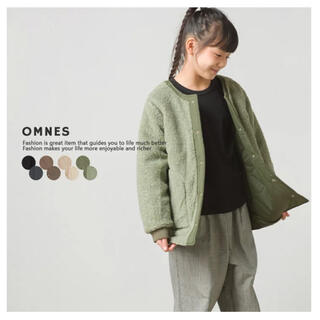 OMNES新品130リバーシブルキルティングボアジャケット(ジャケット/上着)