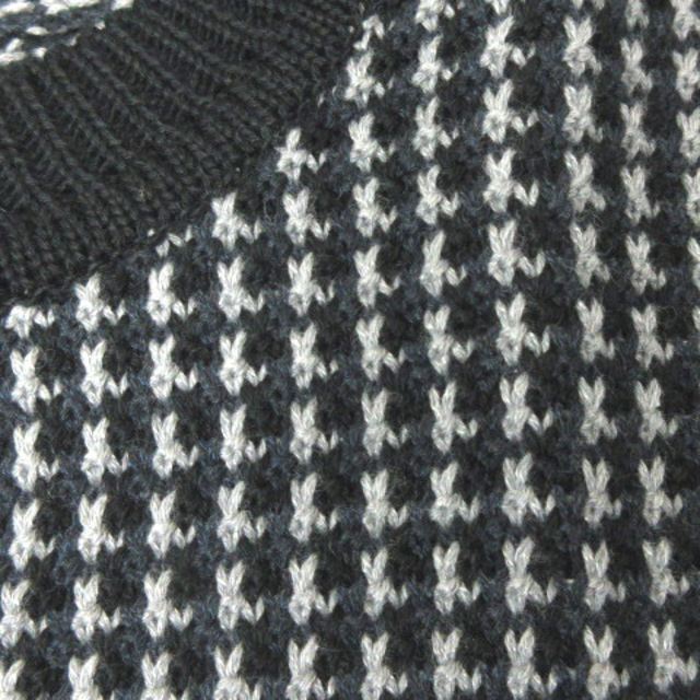 STUDIOUS(ステュディオス)のステュディオス 3色 編み 長袖 ニット セーター シルクミックス 1 S メンズのトップス(ニット/セーター)の商品写真
