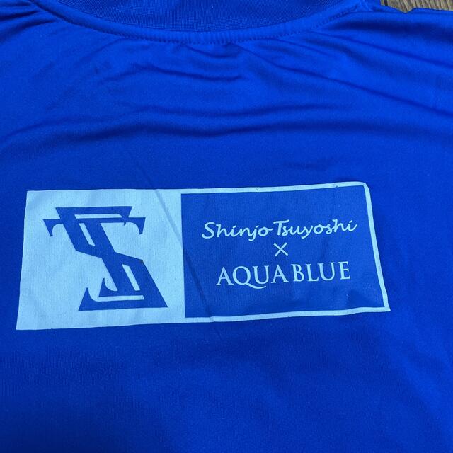 非売品　新庄剛志　アクアブルー　Tシャツ　当選品　新庄BB　AQUA BLUE