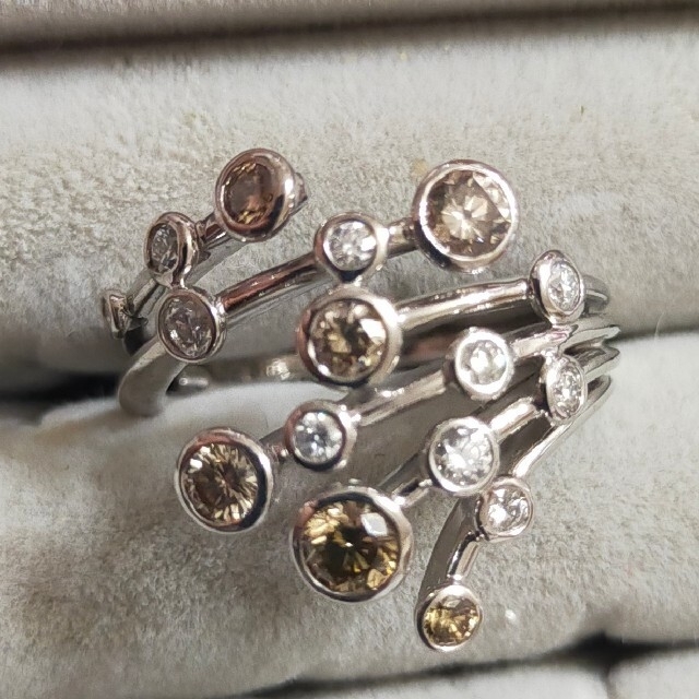 Tiffany & Co.(ティファニー)のカシケイ　ブラウンダイヤモンド　リング レディースのアクセサリー(リング(指輪))の商品写真