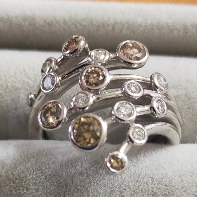 Tiffany & Co.(ティファニー)のカシケイ　ブラウンダイヤモンド　リング レディースのアクセサリー(リング(指輪))の商品写真