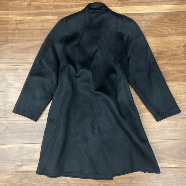 LORO PIANA(ロロピアーナ)の【XLサイズ】PEONY ロロピアーナ コート カシミヤ100% BLACK レディースのジャケット/アウター(チェスターコート)の商品写真