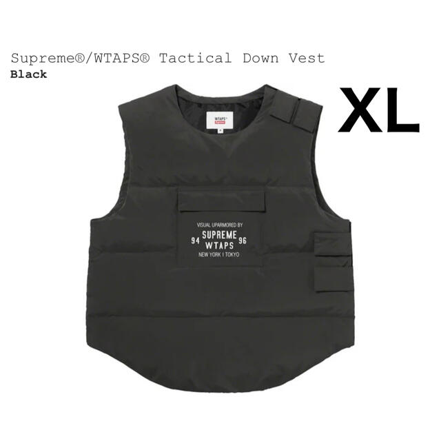 Supreme(シュプリーム)のXL Supreme wtaps tactical down vest ベスト メンズのジャケット/アウター(ダウンベスト)の商品写真