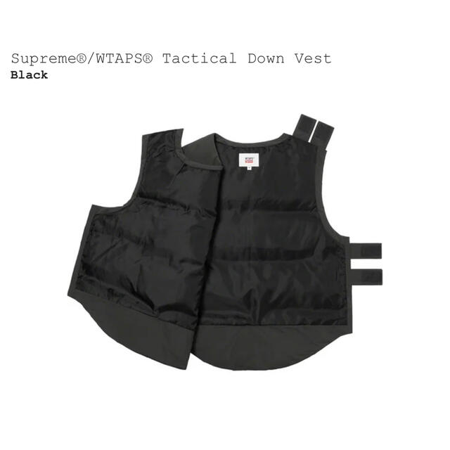 Supreme(シュプリーム)のXL Supreme wtaps tactical down vest ベスト メンズのジャケット/アウター(ダウンベスト)の商品写真