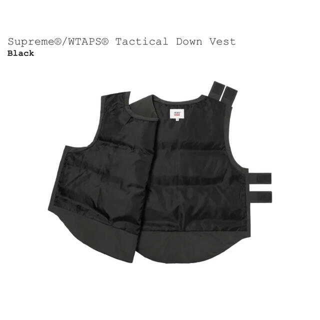 【着後レビューで 送料無料】 Supreme XL - Supreme wtaps ベスト vest down tactical ダウンベスト -  raffles.mn