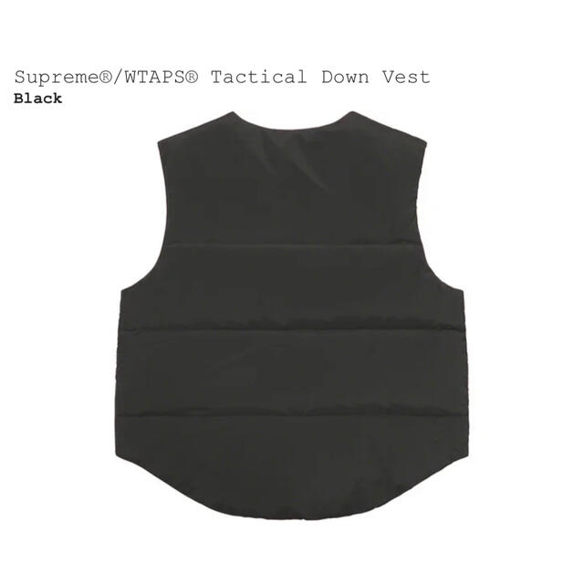 Supreme(シュプリーム)のXL Supreme wtaps tactical down vest ベスト メンズのジャケット/アウター(ダウンベスト)の商品写真