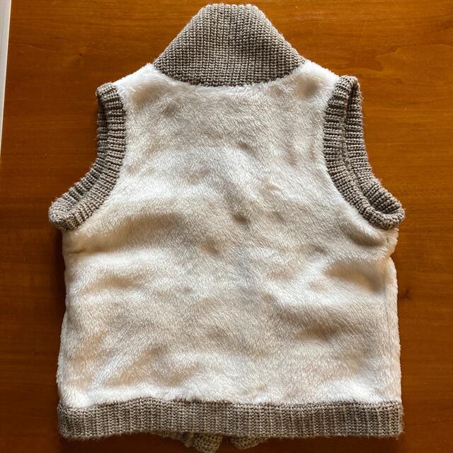 pual ce cin(ピュアルセシン)の子供用ファーベスト キッズ/ベビー/マタニティのキッズ服男の子用(90cm~)(ジャケット/上着)の商品写真