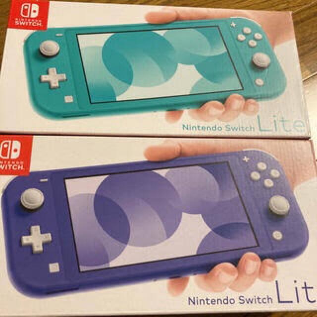 Nintendo Switch - ニンテンドースイッチライト ブルー ターコイズ 2台 ...