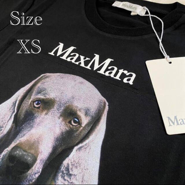 人気☆Max Mara☆マックスマーラ/コットン ジャージー DOGTシャツ Tシャツ(半袖+袖なし)