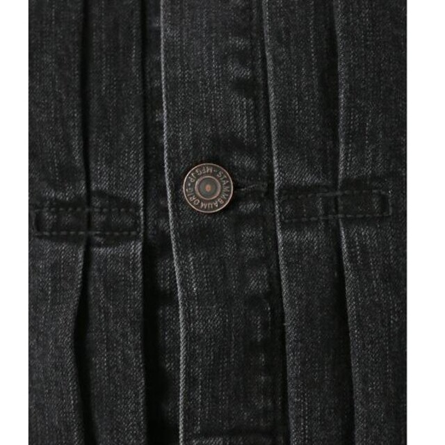 L'Appartement DEUXIEME CLASSE(アパルトモンドゥーズィエムクラス)のSTAMMBAUM BLACK DENIM JACKET レディースのジャケット/アウター(Gジャン/デニムジャケット)の商品写真