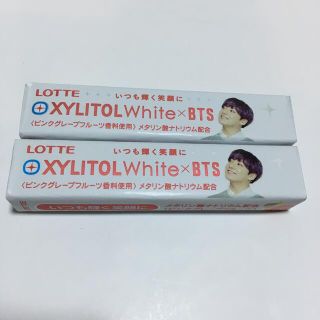 ボウダンショウネンダン(防弾少年団(BTS))のbts ジョングク xylitol white ピンクグレープフルーツ ガム(菓子/デザート)