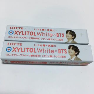 ボウダンショウネンダン(防弾少年団(BTS))のbts テヒョン xylitol white ピンクグレープフルーツ ガム(菓子/デザート)