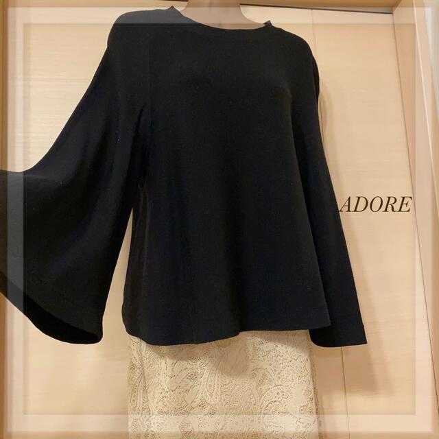 2022新生活 ADORE フレアスリーブニット | www.thorneshomes.com