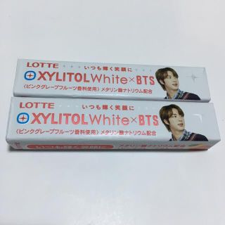 ボウダンショウネンダン(防弾少年団(BTS))のbts ジン xylitol white ピンクグレープフルーツ ガム(菓子/デザート)