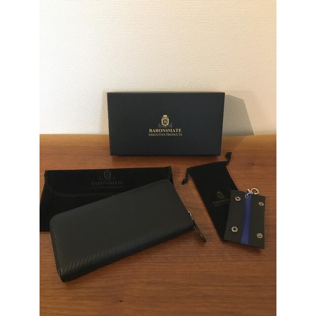未使用】長財布、ラウンドファスナー、黒 - 長財布