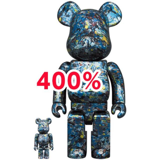 BE@RBRICK Jackson Pollock 100％ & 400％