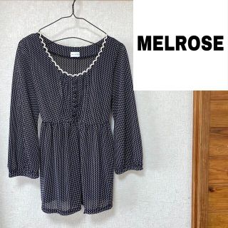 メルローズ(MELROSE)のメルローズ　水玉　チュニック(チュニック)