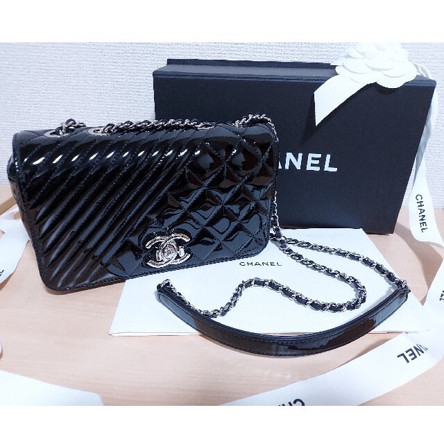 値下げ!正規品▪️シャネル▪️エナメルチェーンバック▪️キャメル
